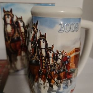 Budweiser Holiday Stein